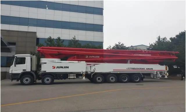 王者进阶！77米6节臂，韩国最大泵车交付！(图5)
